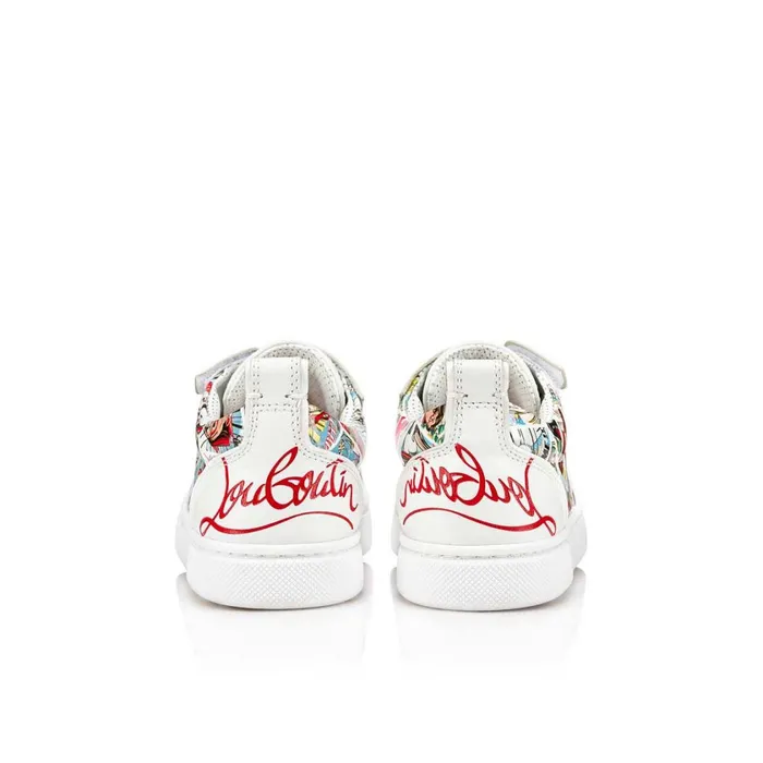 Kids Funnyto Lowtop Sneakers 8211 Patent Calf Comics Print 8211 Multicolor Multicolor Christian Louboutin Sneakers