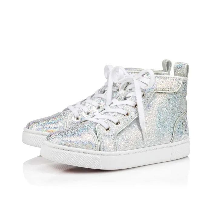 Kids Funnytopi Hightop Sneakers 8211 Nappa Leather 8211 Silver Silver Christian Louboutin Sneakers Kids Funnytopi Hightop Sneakers 8211 Nappa Leather 8211 Silver Silver Christian Louboutin Sneakers