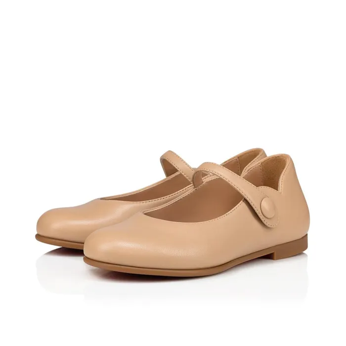 Kids Melodie Chick Ballerinas 8211 Nappa Leather 8211 Nude 1 Nude Christian Louboutin Ballerinas Kids Melodie Chick Ballerinas 8211 Nappa Leather 8211 Nude 1 Nude Christian Louboutin Ballerinas