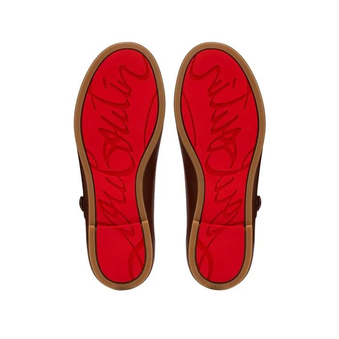 Kids Melodie Chick Ballerinas 8211 Nappa Leather 8211 Nude 8 Nude Christian Louboutin Ballerinas