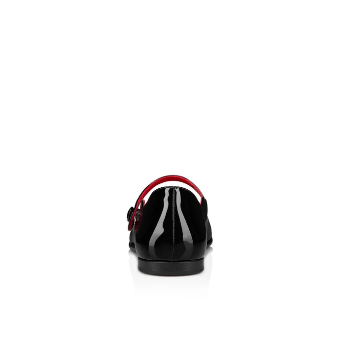 Kids Melodie Chick Ballerinas 8211 Patent Calf 8211 Black Black Christian Louboutin Ballerinas
