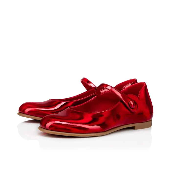 Kids Melodie Chick Ballerinas 8211 Patent Calf Psychic 8211 Loubi Red Christian Louboutin Ballerinas Kids Melodie Chick Ballerinas 8211 Patent Calf Psychic 8211 Loubi Red Christian Louboutin Ballerinas