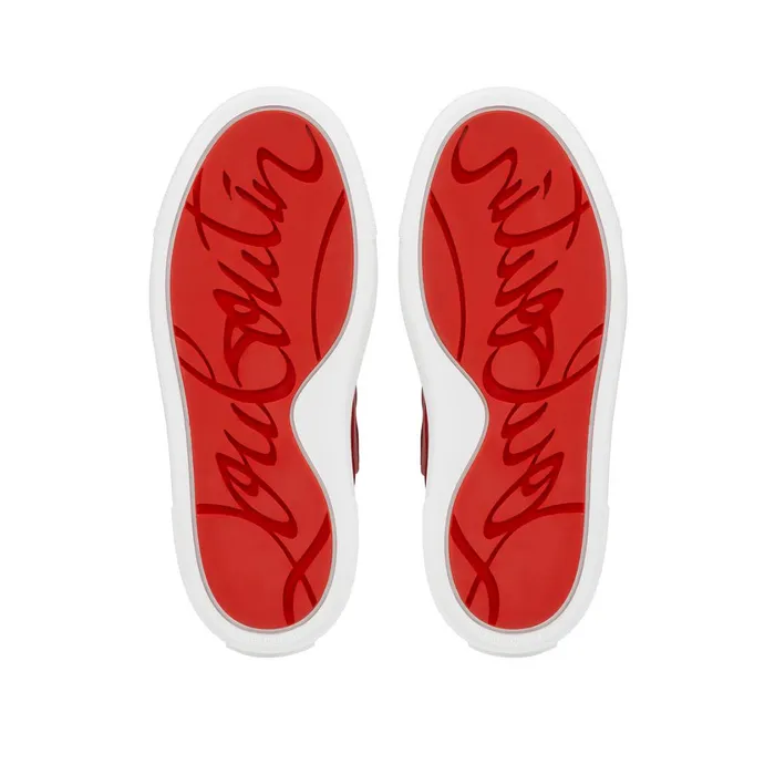 Kids Toy Toy Sneakers 8211 Patent Calf Leather Psychic And Neoprene 8211 Loubi Red Christian Louboutin Sneakers
