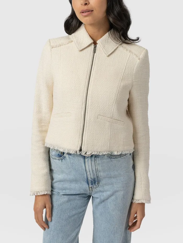 Kinley Jacket 8211 Cream Cream Women Saint And Sofia Blazers