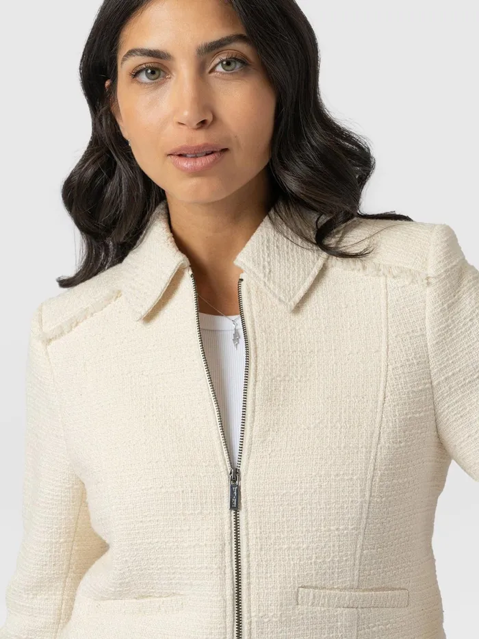 Kinley Jacket 8211 Cream Cream Women Saint And Sofia Blazers