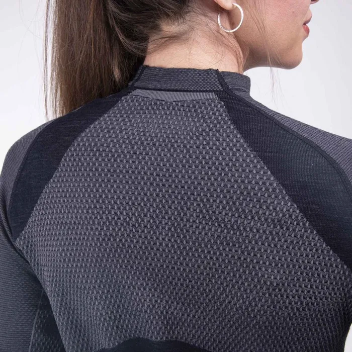 KJUS Base Layers Freelite Baselayer LS Deep Spacesteel Grey 8211 Women