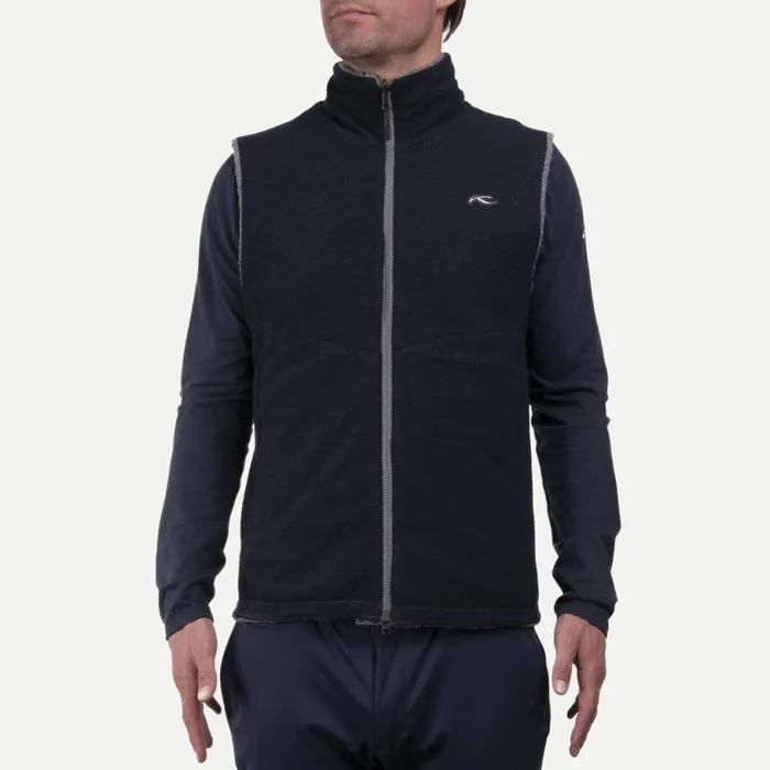 KJUS Jackets and Vests Glencoe Vest Steel Grey Melange 8211 Men