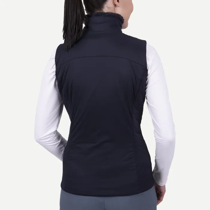 KJUS Jackets and Vests Macuna Vest 8211 Lightweight Vest With Removeable Collar Deep Space 8211 Women