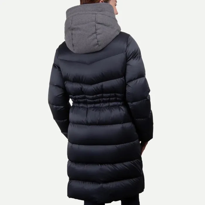 KJUS Jackets and Vests Oslo Coat Deep Spacesteel Grey Melange 8211 Women