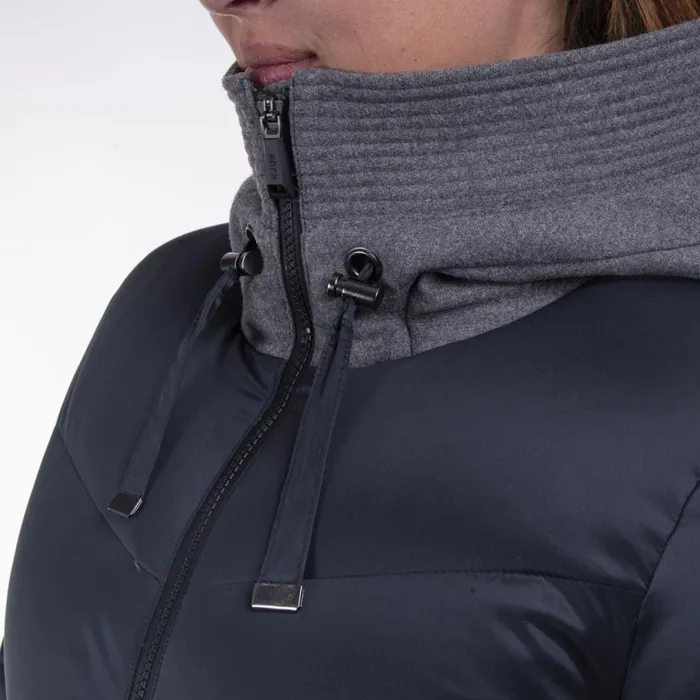 KJUS Jackets and Vests Oslo Coat Deep Spacesteel Grey Melange 8211 Women