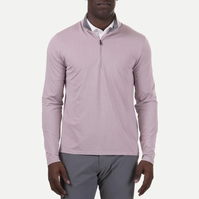 KJUS Midlayers and Sweaters Ashton Midlayer HalfZip Pink Saltpewter 8211 Men