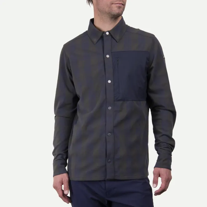 KJUS Midlayers and Sweaters Circle Shirt Dark Olivedeep Space 8211 Men