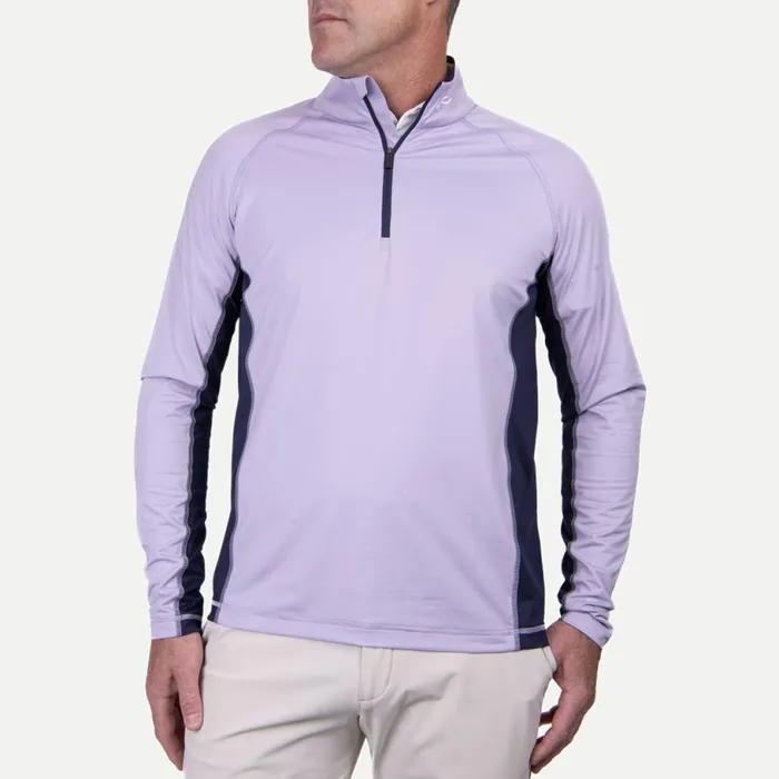 KJUS Midlayers and Sweaters Curve HalfZip Wisteriaatlanta Blue 8211 Men