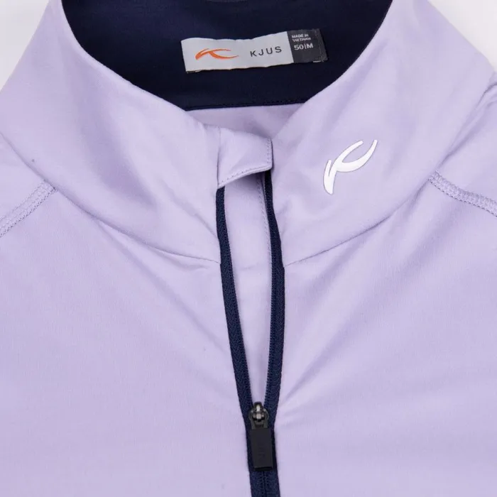 KJUS Midlayers and Sweaters Curve HalfZip Wisteriaatlanta Blue 8211 Men