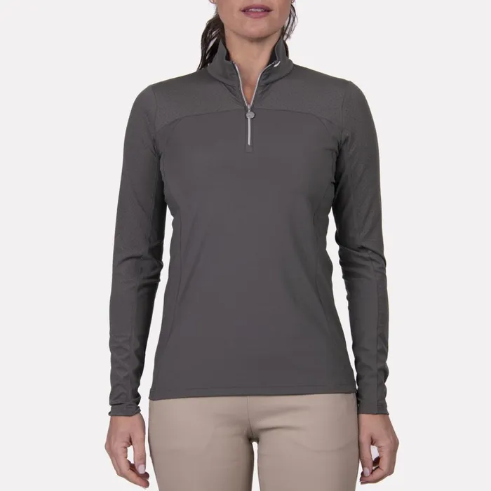 KJUS Midlayers and Sweaters Evy HalfZip Iron 8211 Women
