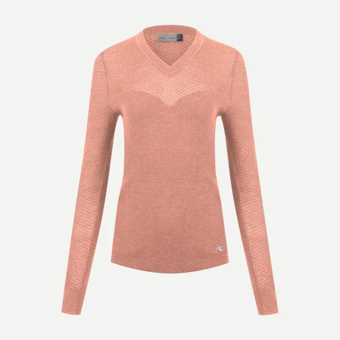 KJUS Midlayers and Sweaters Martha VNeck Pullover Melon 8211 Women