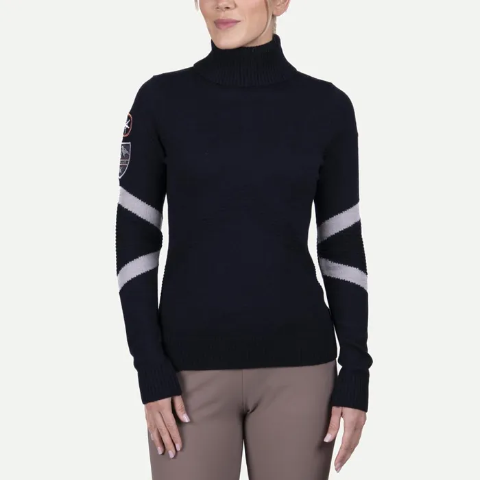 KJUS Midlayers and Sweaters Retro Patch Sweater Deep Space 8211 Women