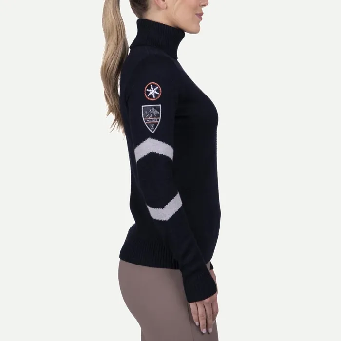 KJUS Midlayers and Sweaters Retro Patch Sweater Deep Space 8211 Women