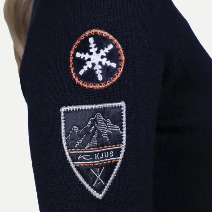 KJUS Midlayers and Sweaters Retro Patch Sweater Deep Space 8211 Women