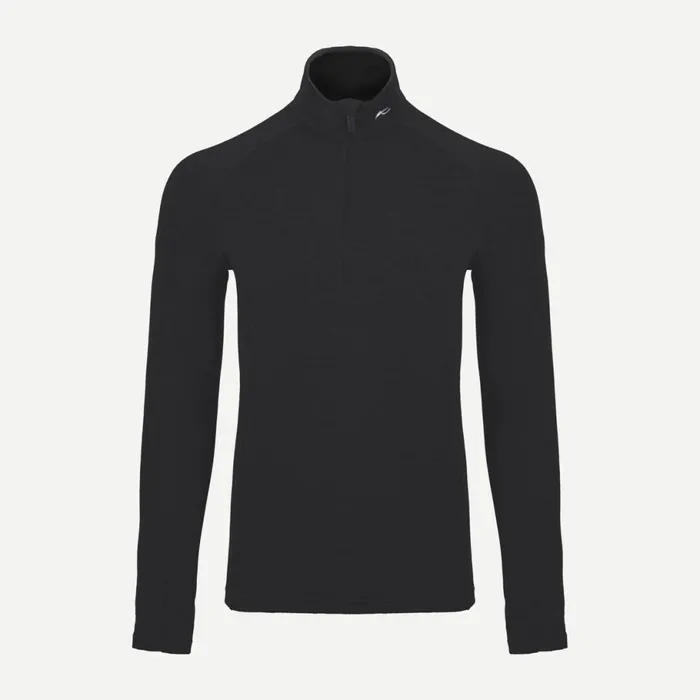 KJUS Midlayers and Sweaters Trace Midlayer HalfZip Black 8211 Men