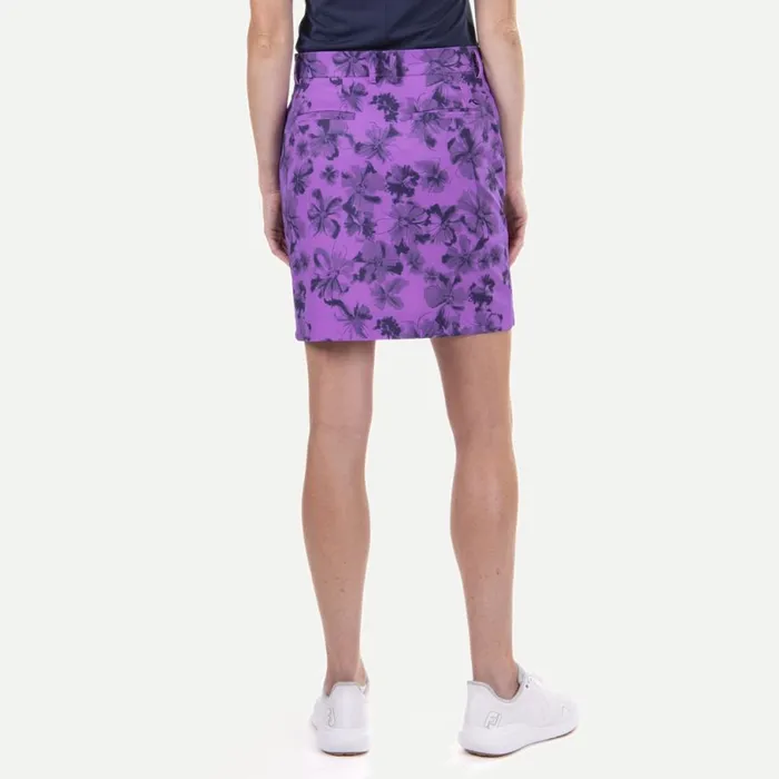 KJUS Pants and Skorts Ice Printed Skort 16quot Foxgloveatlanta Blue 8211 Women