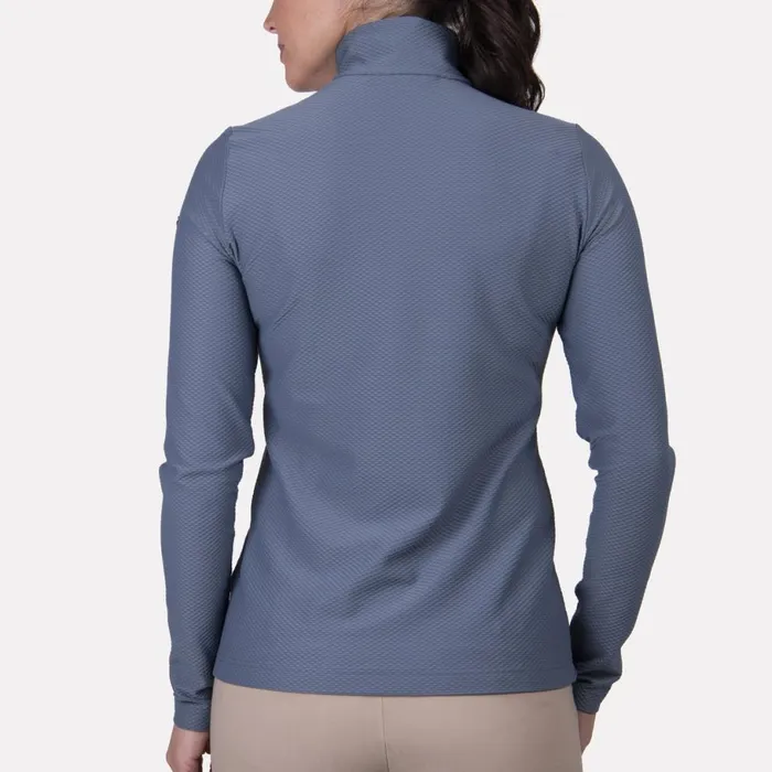 KJUS Polos and Shirts Seoul Midlayer HalfZip Steel Blue 8211 Women