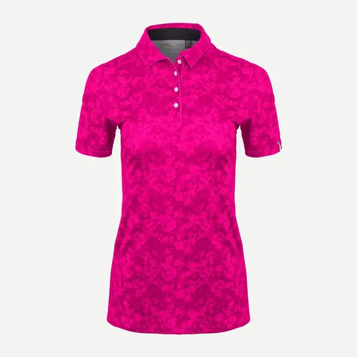 KJUS Polos Enya Printed Polo SS Cranberry 8211 Women