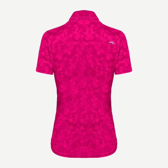 KJUS Polos Enya Printed Polo SS Cranberry 8211 Women