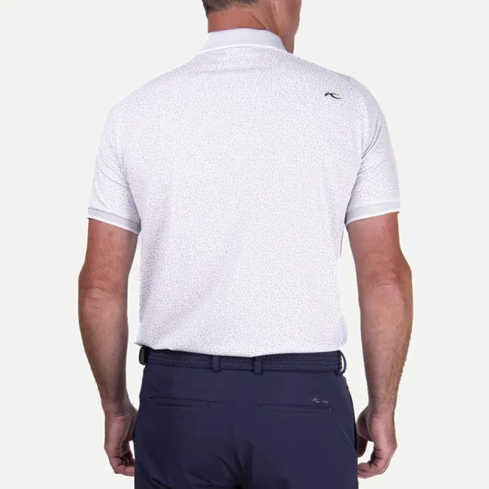 KJUS Polos Lance Printed Polo SS Alloywhite 8211 Men