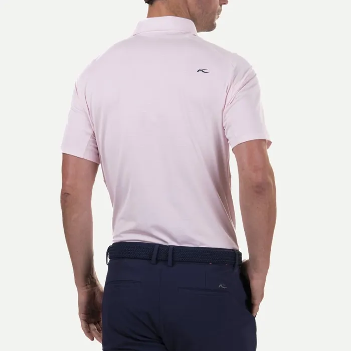 KJUS Polos Soren Stripe Polo SS Pink Saltwhite 8211 Men