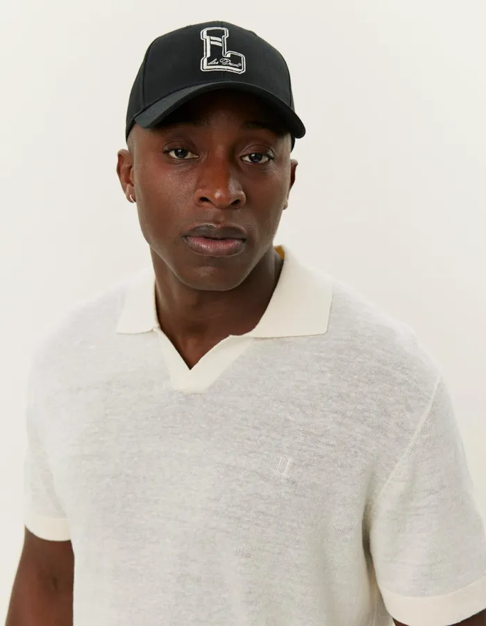 Knitwear Men Les Deux Emmanuel Polo Knit 8211 Ivory