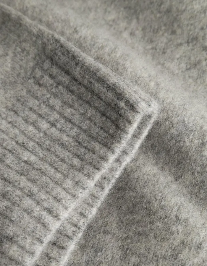 Knitwear Men Les Deux Gilbert Roundneck Knit 8211 Light Grey Melange