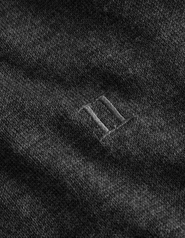 Knitwear Men Les Deux Greyson Rollneck Merino Knit 8211 Dark Grey Melange
