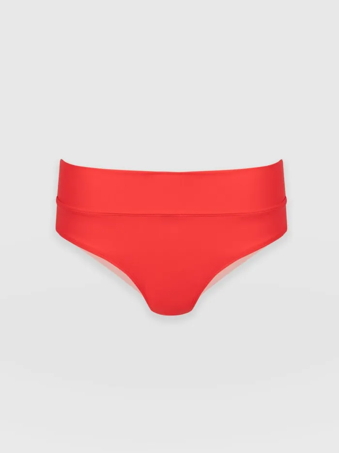 Kyra Bikini Bottom 8211 Red Red Women Saint And Sofia Swimwear