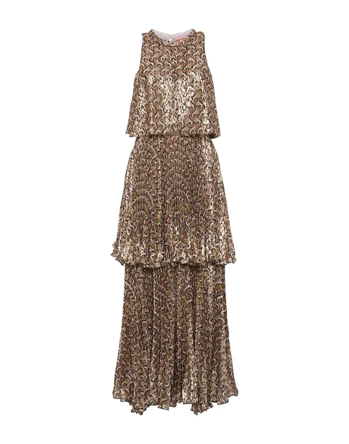 La Doublej Ball Drop Dress Jive Pink In Lurex Fil Coup Women Dresses