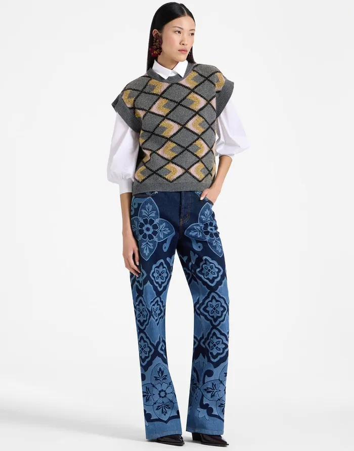 La Doublej Better Than Your Boyfriend Jeans Partenope Navy In Denim Women Shorts and Pants La Doublej Better Than Your Boyfriend Jeans Partenope Navy In Denim Women Shorts and Pants