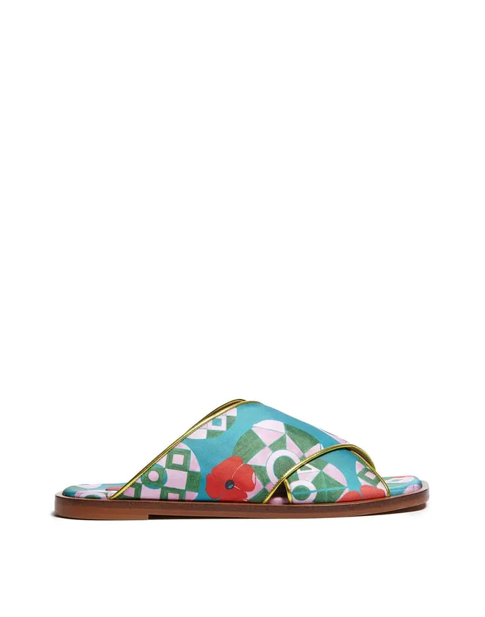 La Doublej CrissCross Sandals Nectar In Twill Women Shoes