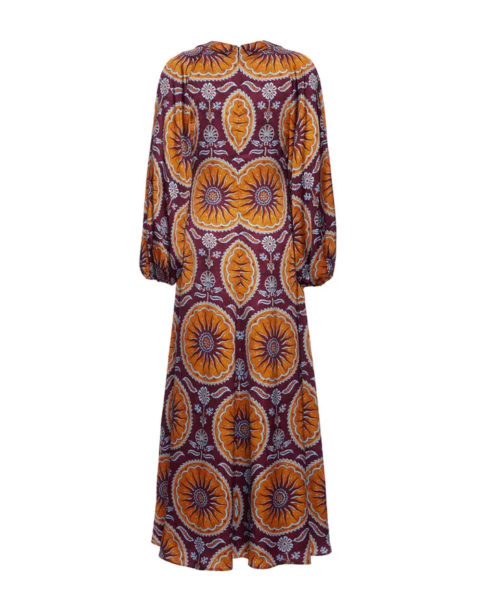 La Doublej Diva Dress Sovereign Purple In Stretch Satin Women Dresses