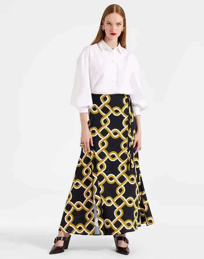 La Doublej Flipper Skirt Tackle Black In Sabl Women Skirts