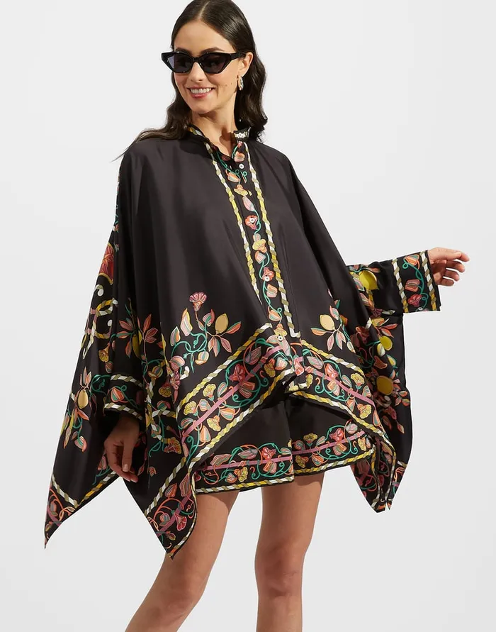 La Doublej Foulard Shirt Borboni Place Nero In Twill Silk Women Shirts and Tops La Doublej Foulard Shirt Borboni Place Nero In Twill Silk Women Shirts and Tops