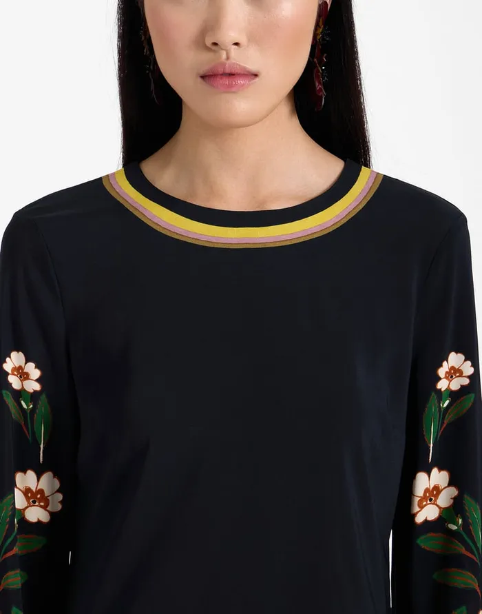 La Doublej Mini Supreme Swing Dress Dazed Place Black In Sable Women Dresses