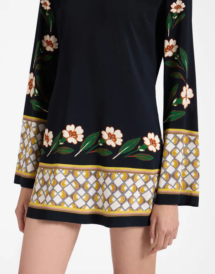 La Doublej Mini Supreme Swing Dress Dazed Place Black In Sable Women Dresses