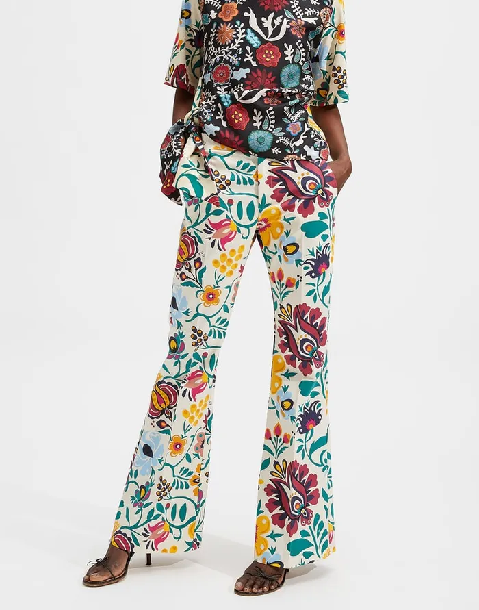 La Doublej Saturday Night Pants Selva Bianco In Heavy Cotton Stretch Women Shorts and Pants La Doublej Saturday Night Pants Selva Bianco In Heavy Cotton Stretch Women Shorts and Pants