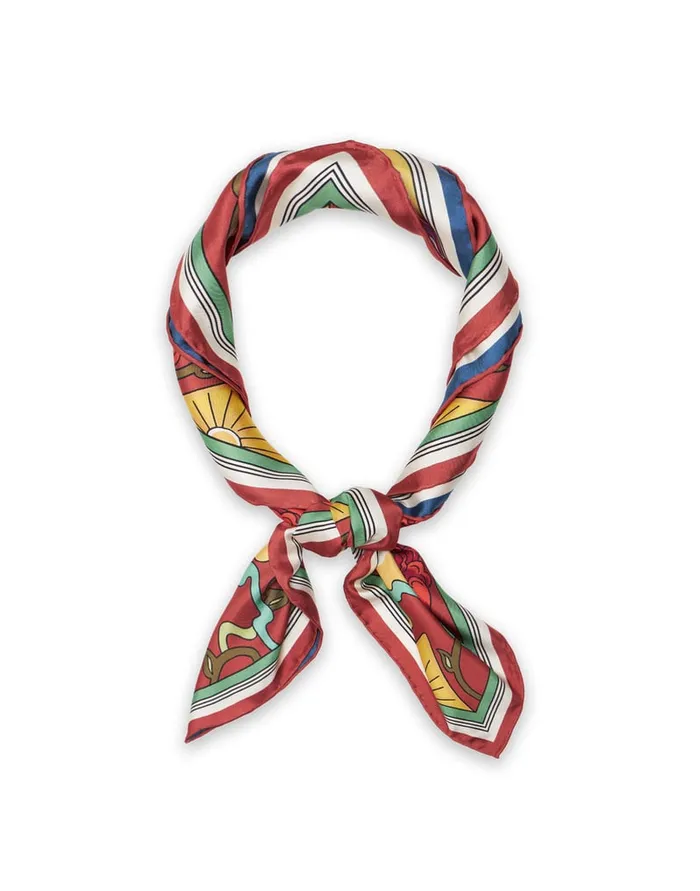 La Doublej Scarf Double 9021590 Taormina Place Ivory In Twill Silk Women Foulards and Scarves La Doublej Scarf Double 9021590 Taormina Place Ivory In Twill Silk Women Foulards and Scarves
