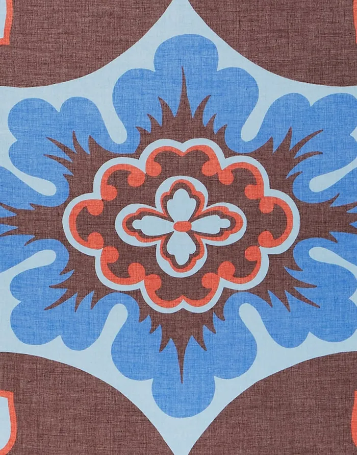 La Doublej Square Scarf Palazzo Light Blue In Modal Silk Women Foulards and Scarves