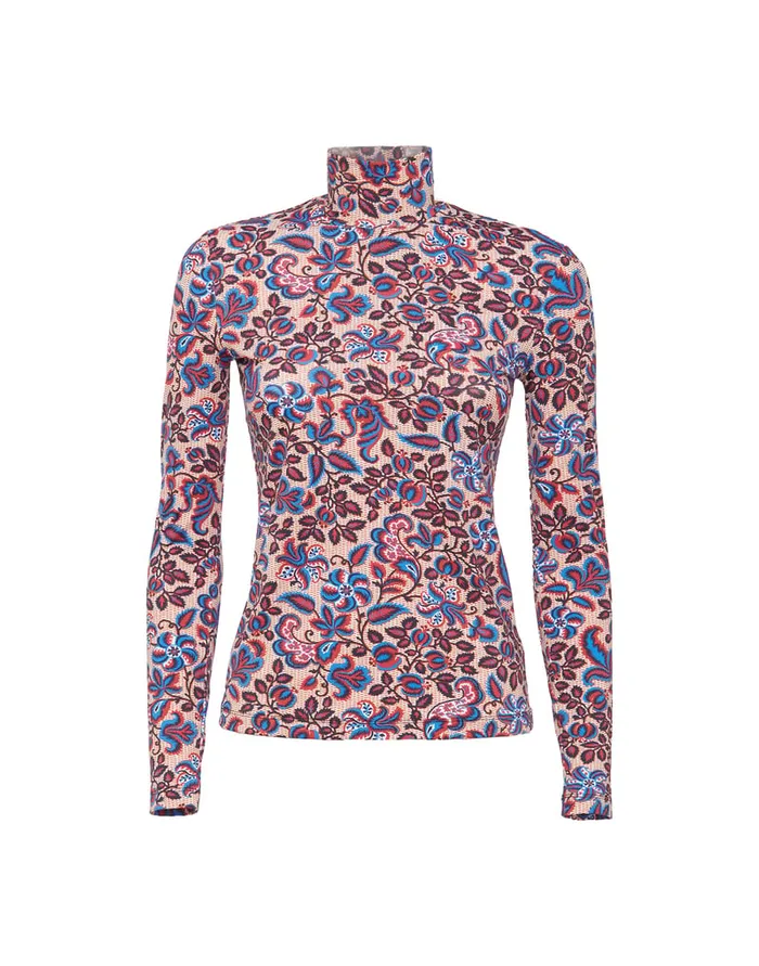 La Doublej Turtleneck Ortica In New Skinny Jersey Women Loungewear