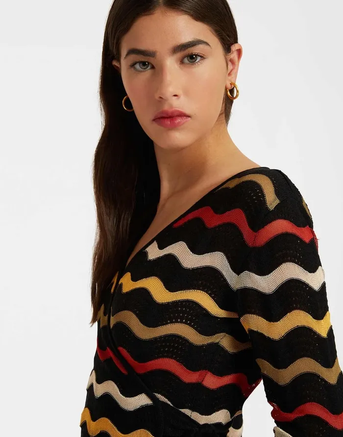 La Doublej Zephyr Top Black In Lace Women Shirts and Tops