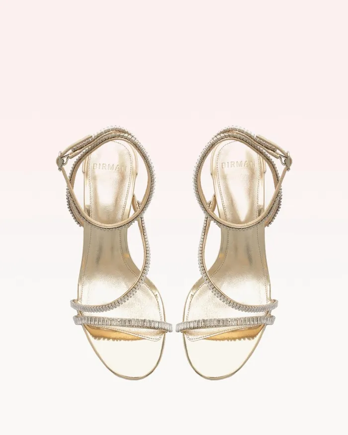 Leah Zircone 70 Gold Women Alexandre Birman Sandals