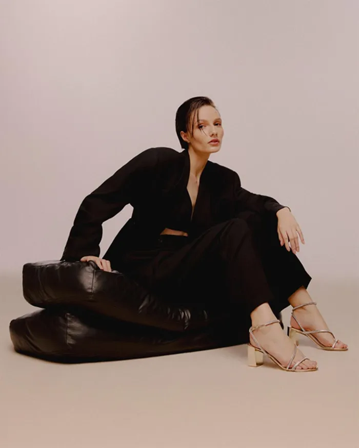 Leah Zircone 70 Gold Women Alexandre Birman Sandals