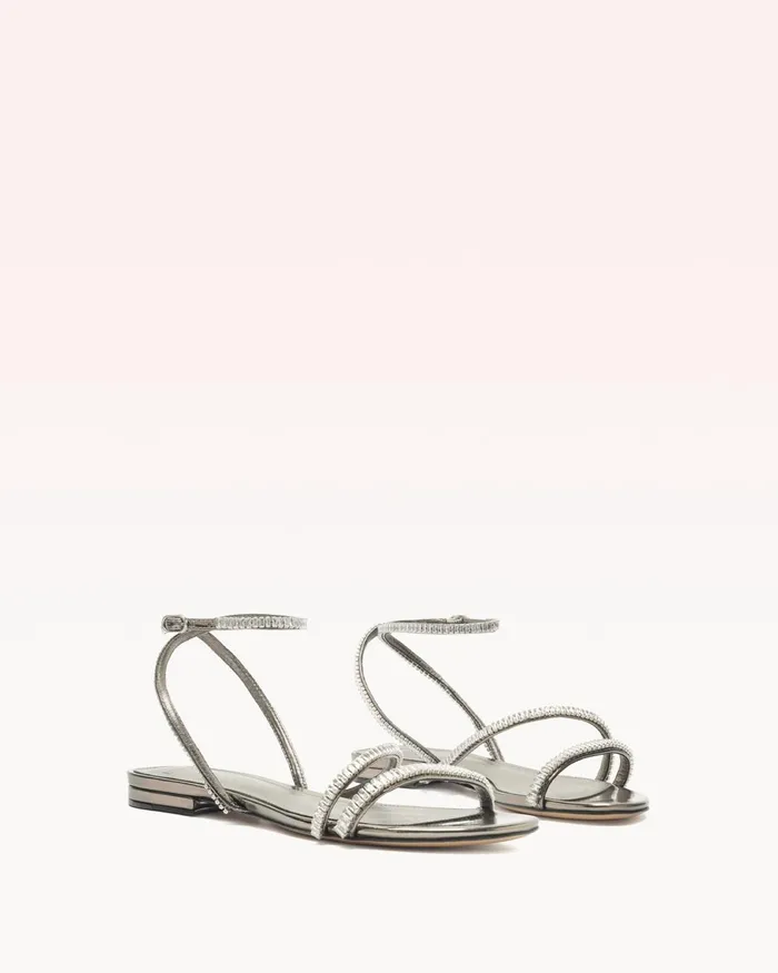 Leah Zircone Pewter Women Alexandre Birman Flats